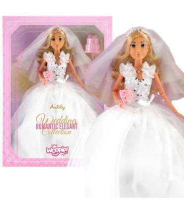 WOOPIE ROYAL Lalka Lily 30 cm Panna Młoda Suknia Ślubna Akcesoria