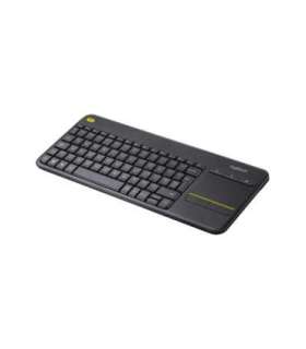 LOGITECH Wireless Touch Keyboard k400 Plus - INT BLACK