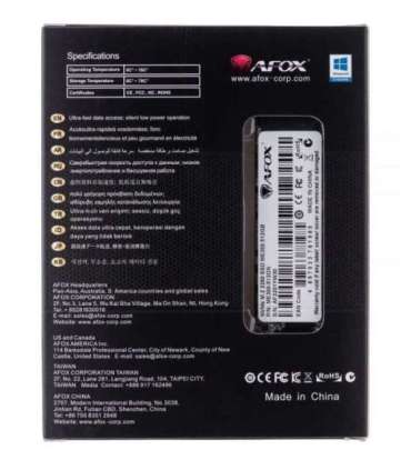 AFOX SSD M.2 PCI-EX4 512GB TLC 1,7 GB/S NVME