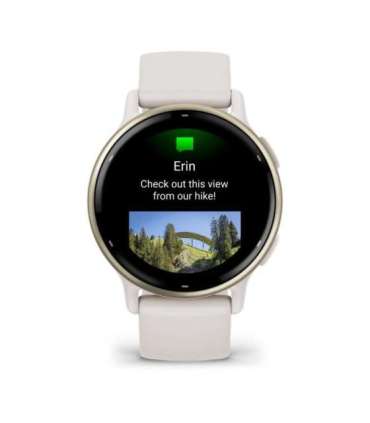 Garmin Vivoactive 5 3.05 cm (1.2") AMOLED 42 mm Digital 390 x 390 pixels Touchscreen White Wi-Fi GPS (satellite)