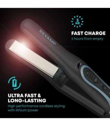 Revamp ST-1750-EU2 Liberate Shine Cordless Compact Ceramic Hair Straightener