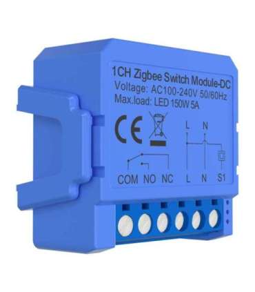 1-channel ZigBee switch module with voltage-free contact Avatto ZWSM16-DC32V-1