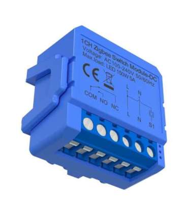 1-channel ZigBee switch module with voltage-free contact Avatto ZWSM16-DC32V-1
