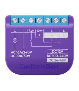 Intelligent SwitchBot Relay Switch 1 with voltage-free contact