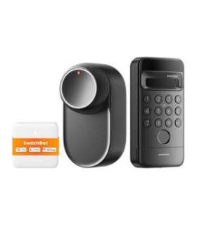 SwitchBot Ultra 3-in-1 smart lock with Hub Mini Matter control panel and Vision keypad