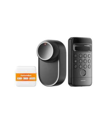 SwitchBot Ultra 3-in-1 smart lock with Hub Mini Matter control panel and Vision keypad