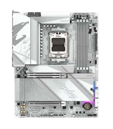Gigabyte X870 A ELITE X ICE AORUS ELITE X3D ICE, ATX, AMD AM5, DDR5, PCIe5.0, WI-Fi 7, 2.5 Gbe, USB4