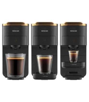 Multi-kapsel 3in 1 kohvimasin Sencor SCC1000BK