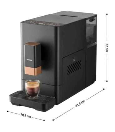 Espressomasin Sencor SES6100BK