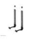 Neomounts AWL29-650BL1 Soundbar VESA Mount, 15 kg, Distance to wall: 7,7 - 21,5 cm