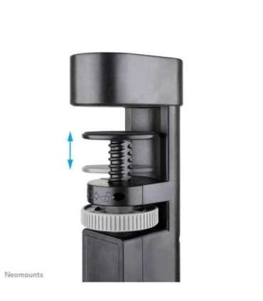 Neomounts DS22-840BL6 desk socket with clamp, 1.4 m, Indoor, Type F, Plastic, Black, Power Delivery