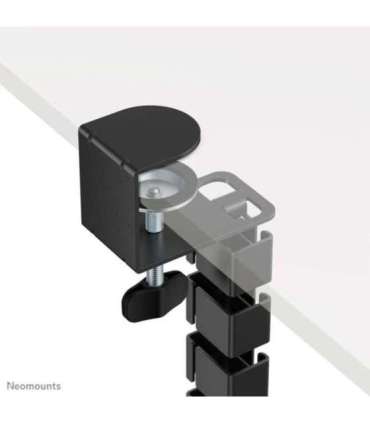 Neomounts ADS06-131BL Cable spine - clamp-on design - universal, Cable guide, Desk, Steel, Black