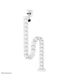 Neomounts ADS06-131WH Cable spine universal cable guide, clamp-on design, Desk, Plastic, White