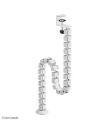 Neomounts ADS06-131WH Cable spine universal cable guide, clamp-on design, Desk, Plastic, White