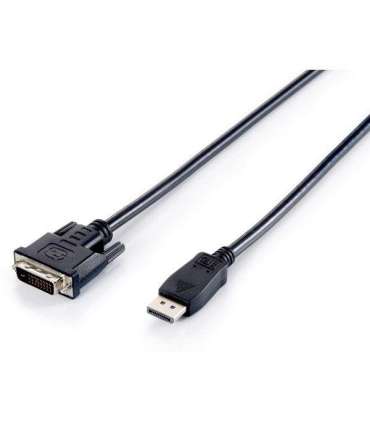 Equip 119336 DisplayPort to DVI-D Dual Link Cable, 2m, 2 m, DisplayPort, DVI-D, M/M, 1920 x 1200p