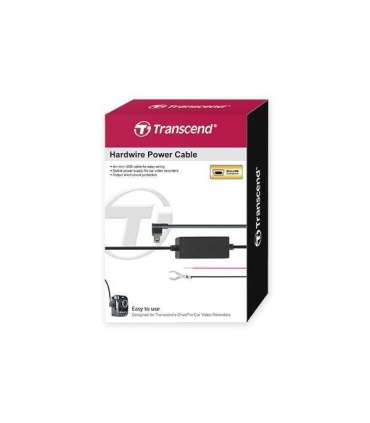 Transcend TS-DPK2 DrivePro Hardwire Power Cable, mini-USB / micro-USB, 4m, Black