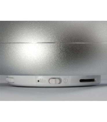 Conceptronic BEATTIE 01S BEATTIE Wireless Speaker, silver, Bluetooth  3.0+HS, 3 W, micro-USB