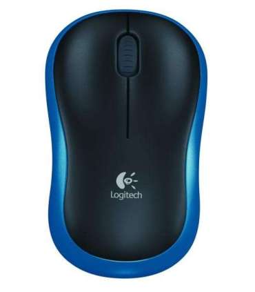 Logitech M185 Wireless Optical mouse blue  [RF 2.4Ghz, 1000 DPI, 3-Button, AA, 10m]