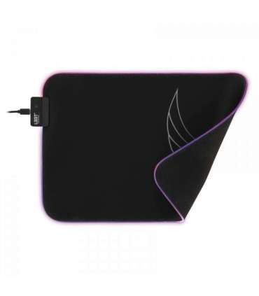 L33T Gaming 160405 Karlvagn RGB Gaming mousepad, Medium-size, Fast surface. 355 x 255 x 3 mm, Black