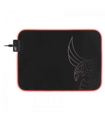 L33T Gaming 160405 Karlvagn RGB Gaming mousepad, Medium-size, Fast surface. 355 x 255 x 3 mm, Black