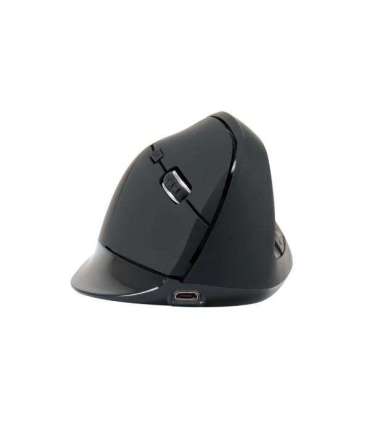 Conceptronic LORCAN03B LORCAN ERGO 6-Button Ergonomic Bluetooth Mouse, Right-hand, Optical, 1600 DPI