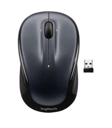 Logitech 910-006812 M325s Wireless Mouse, Ambidextrous, Optical, RF Wireless, 1000 DPI, Black