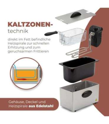 Fritüür Bomann FR2264CB, inox