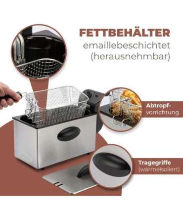 Fritüür Bomann FR2264CB, inox