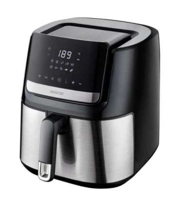 Smart hot air fryer Sencor, black/stainless steel