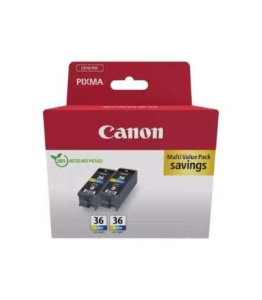 Canon CLI-36 CLI36 Color Twin Pack 2er-Pack 2erPack 12 ml ( (1511B025) )