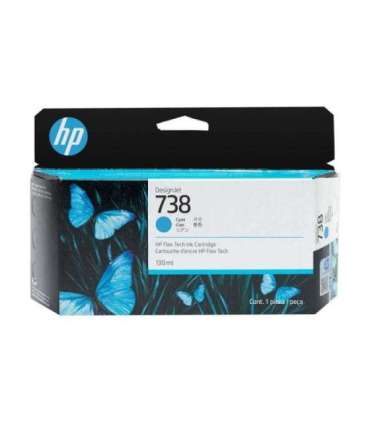 HP Ink No 738 HP738 HP 738 130ml Cyan (498N5A)