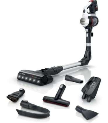 Bosch BSS711W stick vacuum/electric broom Battery Dry Bagless 0.3 L Black, Silver, White