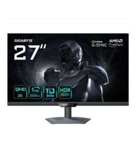 GIGABYTE G27Q2 27” 2K QHD Gaming Monitor - 2560 x 1440, 200Hz, 1ms, 350 cd/m², G-Sync Compatible, FreeSync Premium,