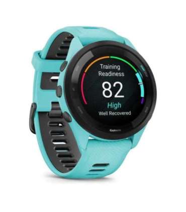 Garmin Forerunner 265 3.3 cm (1.3") AMOLED 46 mm Digital 416 x 416 pixels Touchscreen Black, Blue Wi-Fi GPS (satellite)