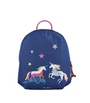 Micro Sprite Pink LED Scooter + Micro Unicorn Backpack XS AC4662 + Micro Unicorn Light AC5466