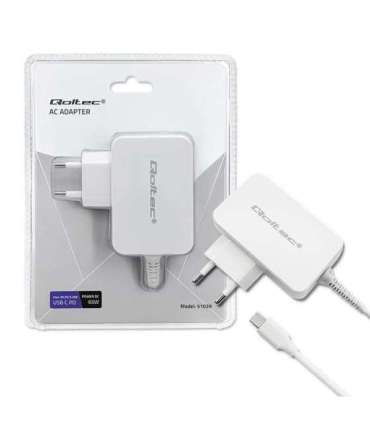 Qoltec 51039 power adapter/inverter Indoor 65 W White
