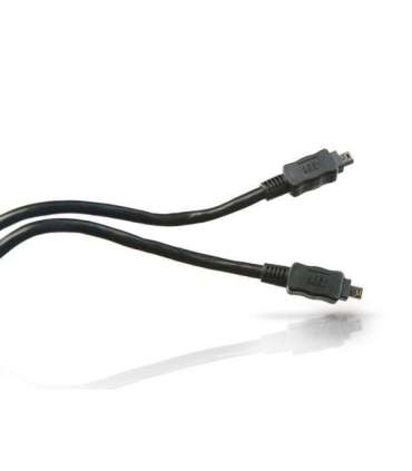 Conceptronic CC44FW18 FireWire 400 Cable, 4-p 1.8m, Black, M/M, 400 Mbit/s, IEEE 1394/1394a