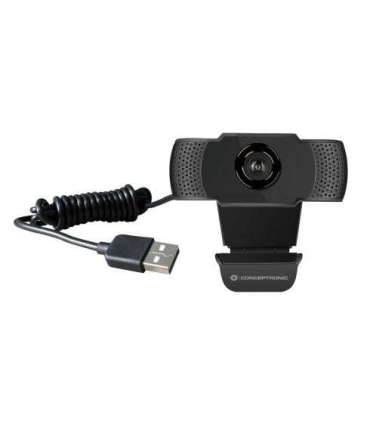 Conceptronic AMDIS01B AMDIS 1080P Full HD Webcam with Microphone, 2 MP, 1080p, 30 fps, H.264