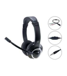 Conceptronic POLONA02BA POLONA02BA, Wired, Gaming, 20 - 20000 Hz, 162 g, Headset, Black