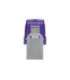 Kingston DTDUO3CG3/64GB DataTraveler microDuo 3C, 64 GB, USB 3.2 Gen 1 Type-C, 200 MB/s, Purple