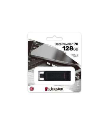 Kingston DT70/128GB DataTraveler 70 USB-C Flash-drive, 128 GB, USB-C 3.2 Gen 1