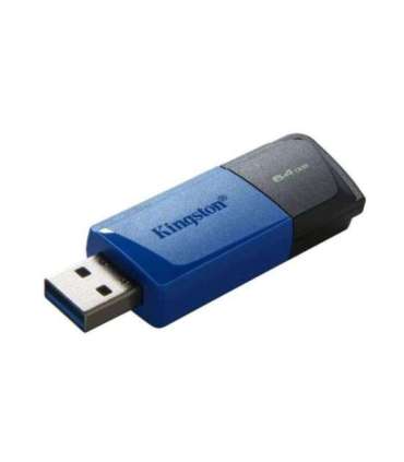 Kingston DTXM/64GB Technology DataTraveler Exodia M Black & Blue, 64 GB, USB 3.2 Gen 1, Slide