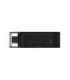 Kingston DT70/64GB DT70 DataTraveler, 64GB, USB Type-C, USB 3.2 Gen 1, Cap, Black