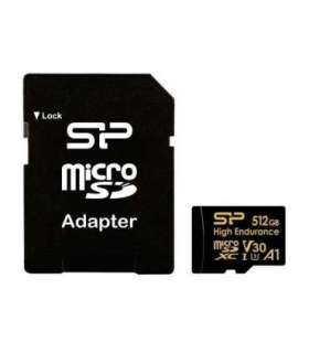 Silicon Power SP064GBSTXDV3V1HSP High Endurance microSD, 64 GB, 4K UHD, V30, UHS-1 A1