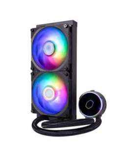 Cooler Master MLY-D24M-A23PZ-R1 PL240 Flux, 240mm radiator, 120mm x2, 0-2300 RPM ± 10%, RGB LED