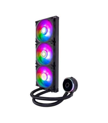 Cooler Master MLY-D36M-A23PZ-R1 PL360 Flux, 360mm radiator, 3x 120mm, 0-2300 RPM ± 10%, ARGB, Black