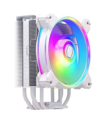 Cooler Master RR-S4WW-20PA-R1 Hyper 212 Halo White, 4-pin, ARGB, 120mm, 650-2050 RPM, 27 dBa (Max)