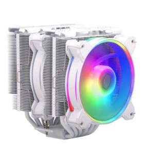Cooler Master RR-D6WW-20PA-R1 Hyper 622 Halo White, 6-heatpipe, 2x 120mm ARGB, 27 dBa (max)