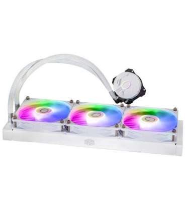 Cooler Master MLW-D36M-A18PZ-RW MASTERLIQUID 360L Core White, 4-pin, 3x 120mm ARGB, 27 dBa (max)