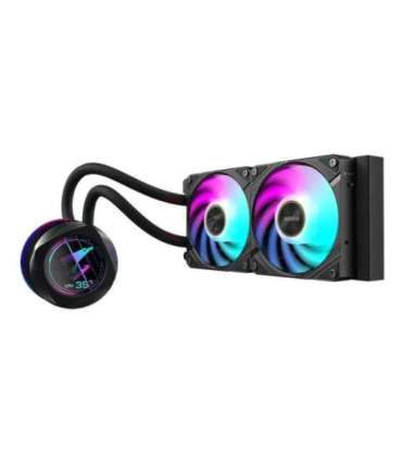 Gigabyte GP-AORUS WATERFORCE X II 240 Liquid-cooler, Intel/AMD, 2x 120mm ARGB Fans, 60mm LCD